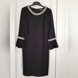 Karl Lagerfeld beaded black dress